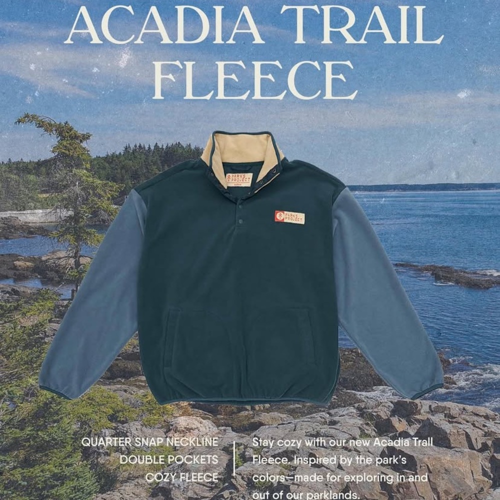 Parks Project Acadia Recycled Polar Crew Fleece Sweatshirt